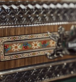 harmmonika detail bronze detail