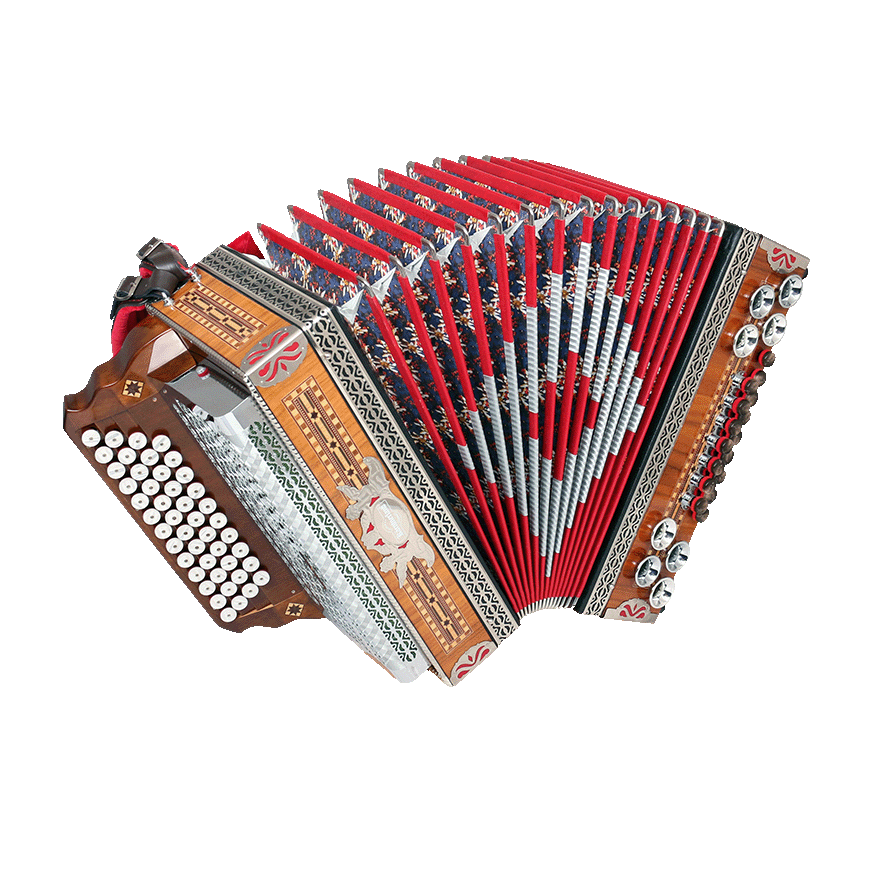 Steirische Harmonika Modell Meister-Klassik 4 G/C/F/B