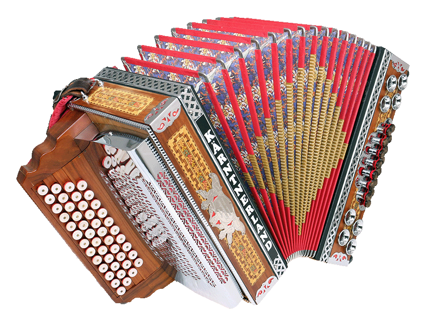 Kärntnerland Harmonika Sondermodell aufgezogen
