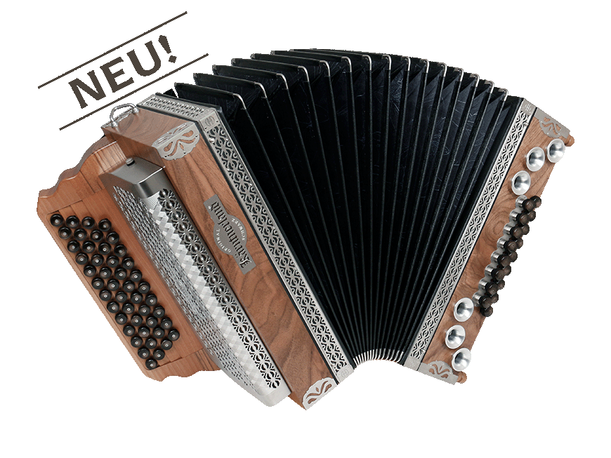 Nuss Klassik Kärntnerland Harmonika aufgezogen