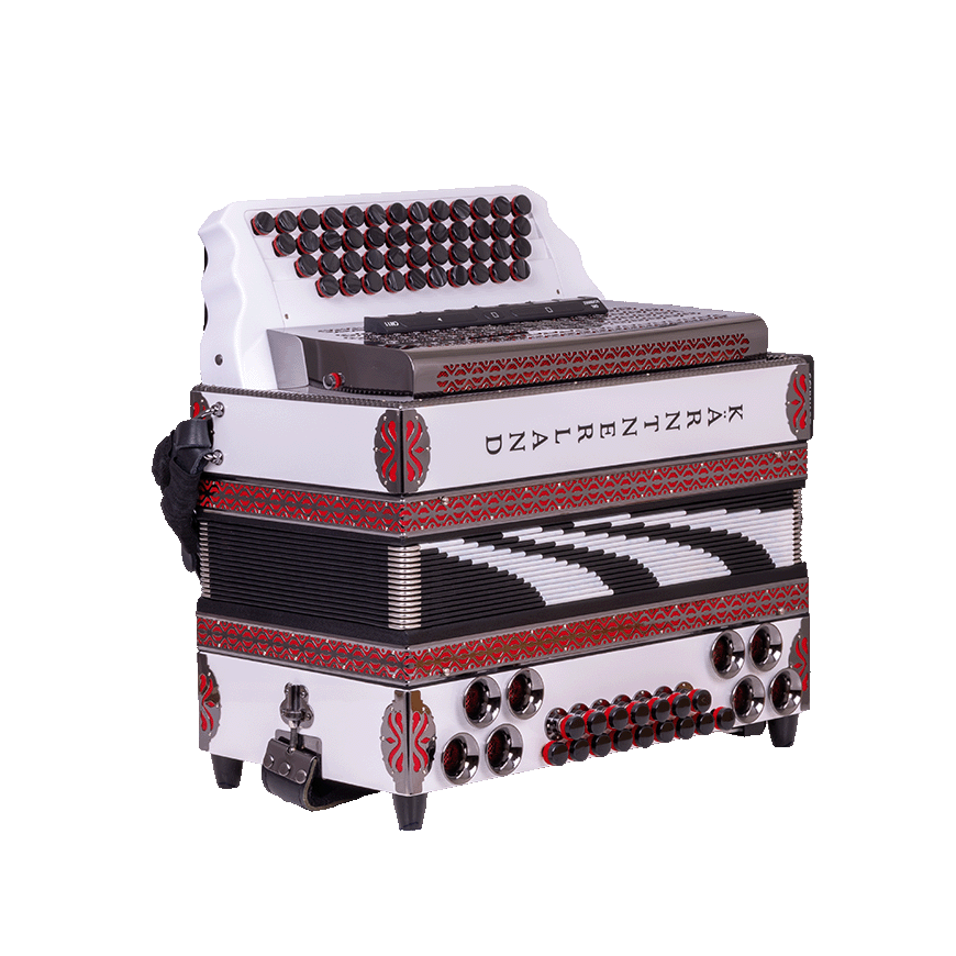 Steirische Harmonika Kärntnerland Edition Weiß G/C/F/B inkl. Voll MIDI Premium IV