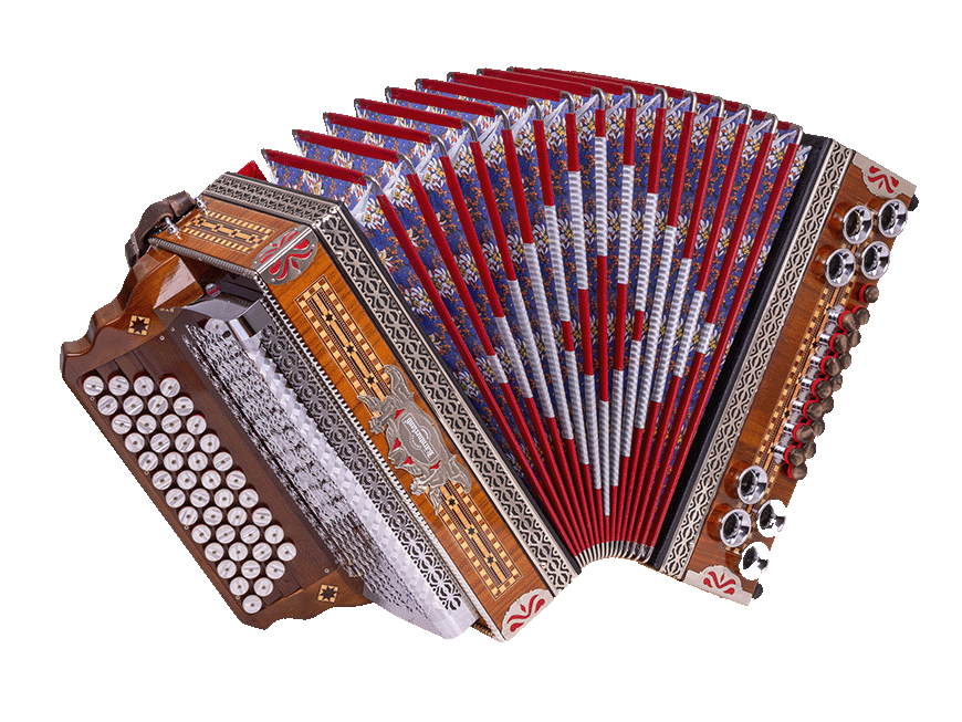 Steirische Harmonika Kärntnerland Modell Meister-Klassik 4 G/C/F/B