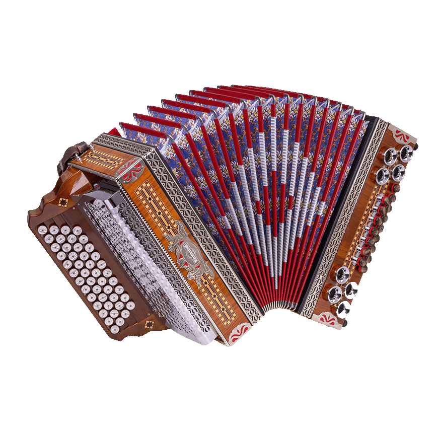 Steirische Harmonika Kärntnerland Modell Meister-Klassik 4 G/C/F/B
