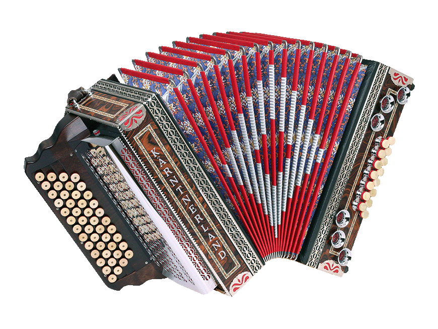 Steirische Harmonika Kärntnerland Modell Meister-Klassik 4 Palisander G/C/F/B